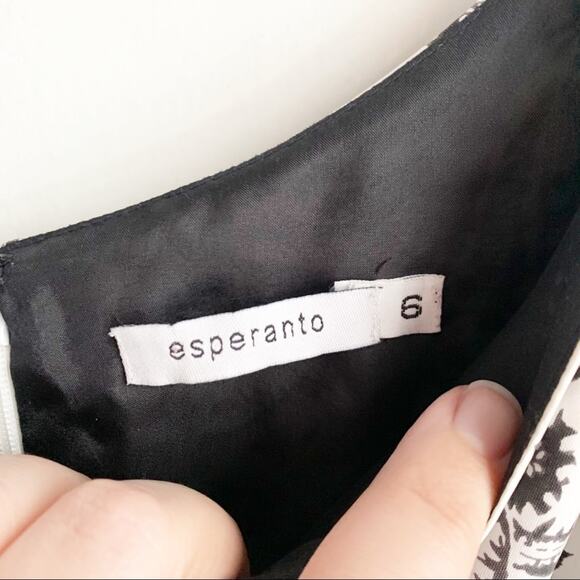 VTG Silk 1990’s Esperanto A-Line Floral Print Midi Dress Retro Style 6 Feminine - Picture 2 of 15